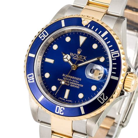 rolex 16613 blue review|Rolex 16613 blue for sale.